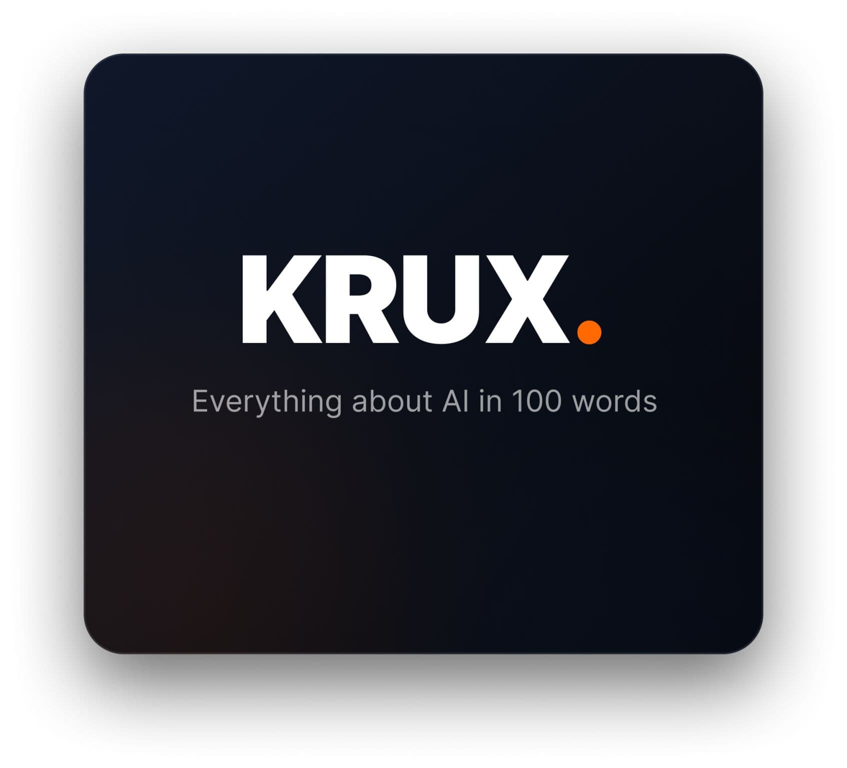Krux.news product screenshot